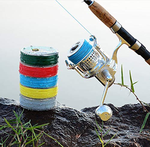 Proberos 100M Durable Colorful PE 4 Strands Monofilament Braided Fishing Line Angling Accessory.