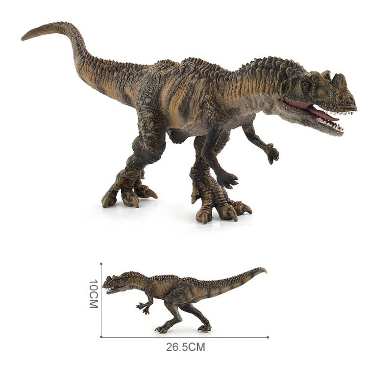 PATPAT  Dinosaur Toys for Kids Big Size, Ceratosaurus Toy with Movable Mouth, Realistic Jurassic Dinosaur Park Figurines Gift Dinosaur Toys for Kids (Ceratosaurus,10.4*3.9in)