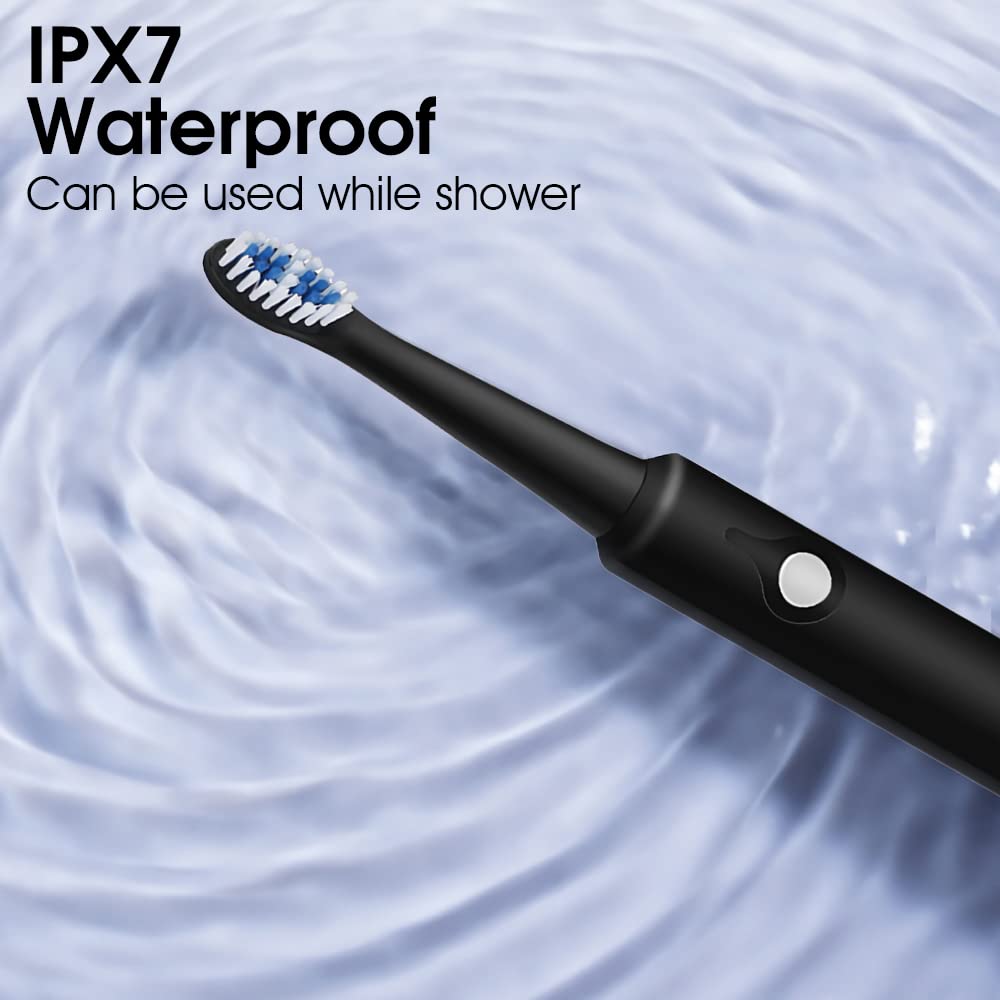 ELEPHANTBOAT Sonic Electric Toothbrush for Adults with 40000 Strokes per Minute | 50 Day Battery