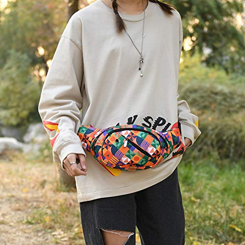 Gustave Fanny Pack for Travel and Outdoor Sports with Three Zipper Pockets | Waterproof Nylon