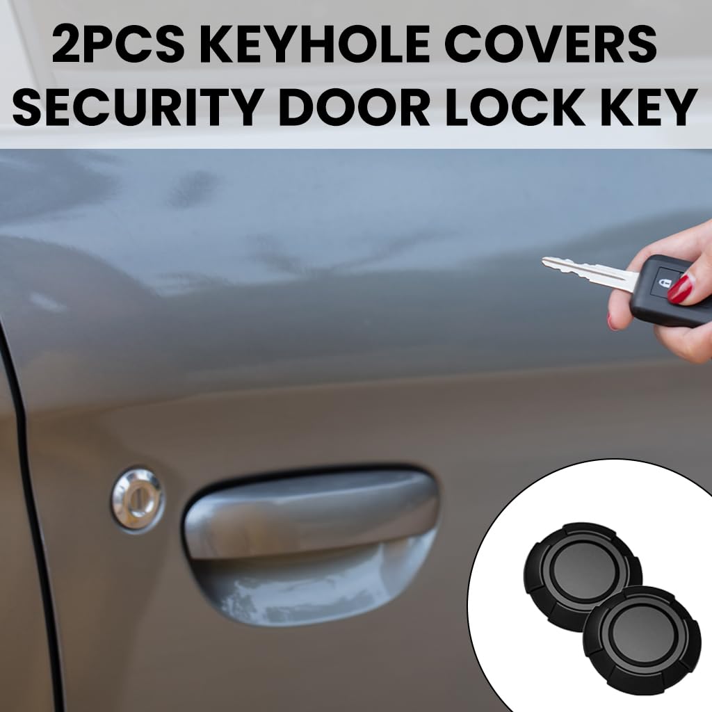STHIRA Keyhole Covers for Suzuki Jimny JB64 JB74 featuring Waterproof and Anti Dust Trim | 2PCS PC Material Protection