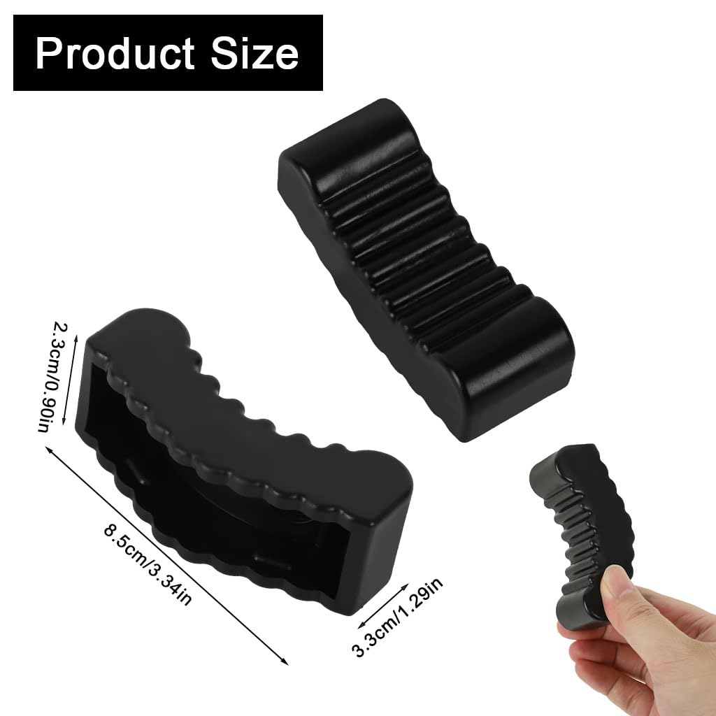 STHIRA Car Jack Pad Adapter 2 Pack for Vehicle Lifting with Grooved Anti Slip Design | High Density Rubber Frame Protector