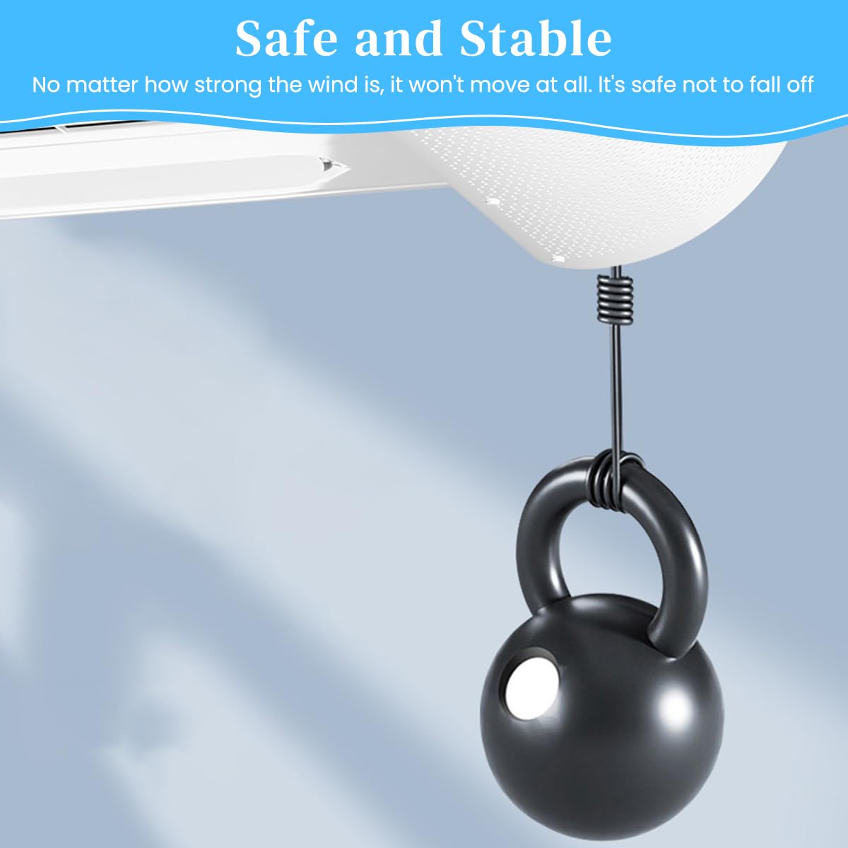 HASTHIP Air Deflector for Ceiling AC with 3000 Hole Condensation Panel 23.6x10.6 in | Adjustable Clip On Design
