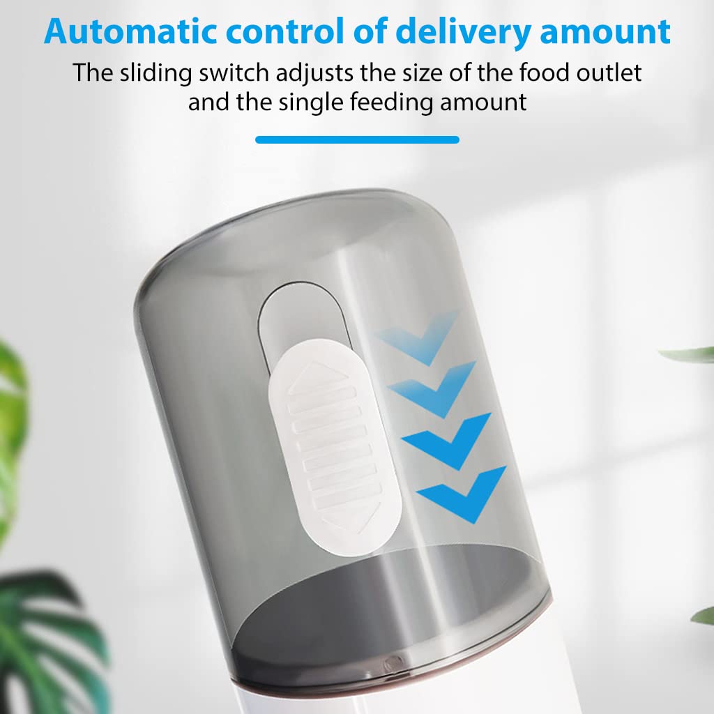 Qpets Automatic Fish Feeder for Aquariums with 340ml Capacity and Screw Mount | 3 Timer Settings