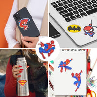 PATPAT® DIY Diamond Painting Stickers Kit 8Pcs Cartoon Spiderman Diamond Painting Art Sticker for Kids Self-adhesive Color Diamond Painting Art Sticker Kit for Kids & Adults Gift for Kids Age 3+