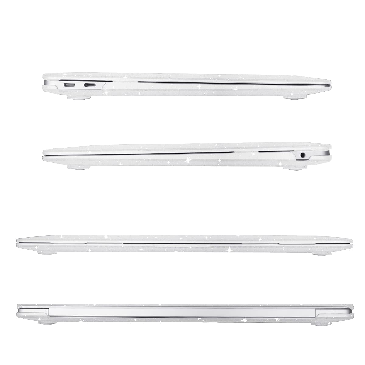 ZORBES MacBook Air Case for 13.3 Inch M1 A2337 A2179 A1932 with Snap-On Design and Clear Crystal Protection