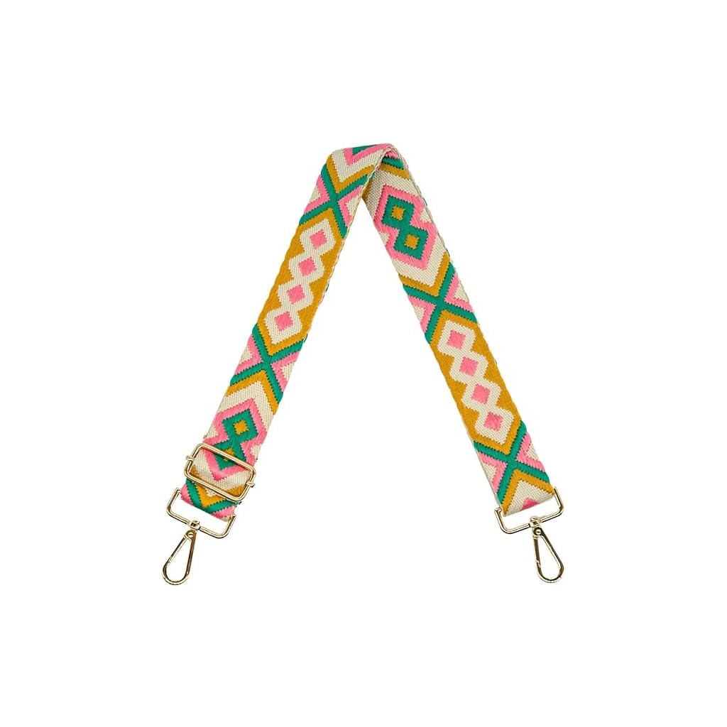 Zibuyu Adjustable Crossbody Bag Purse Strap for Handbags with Metal Hardware and Wide Canvas Design