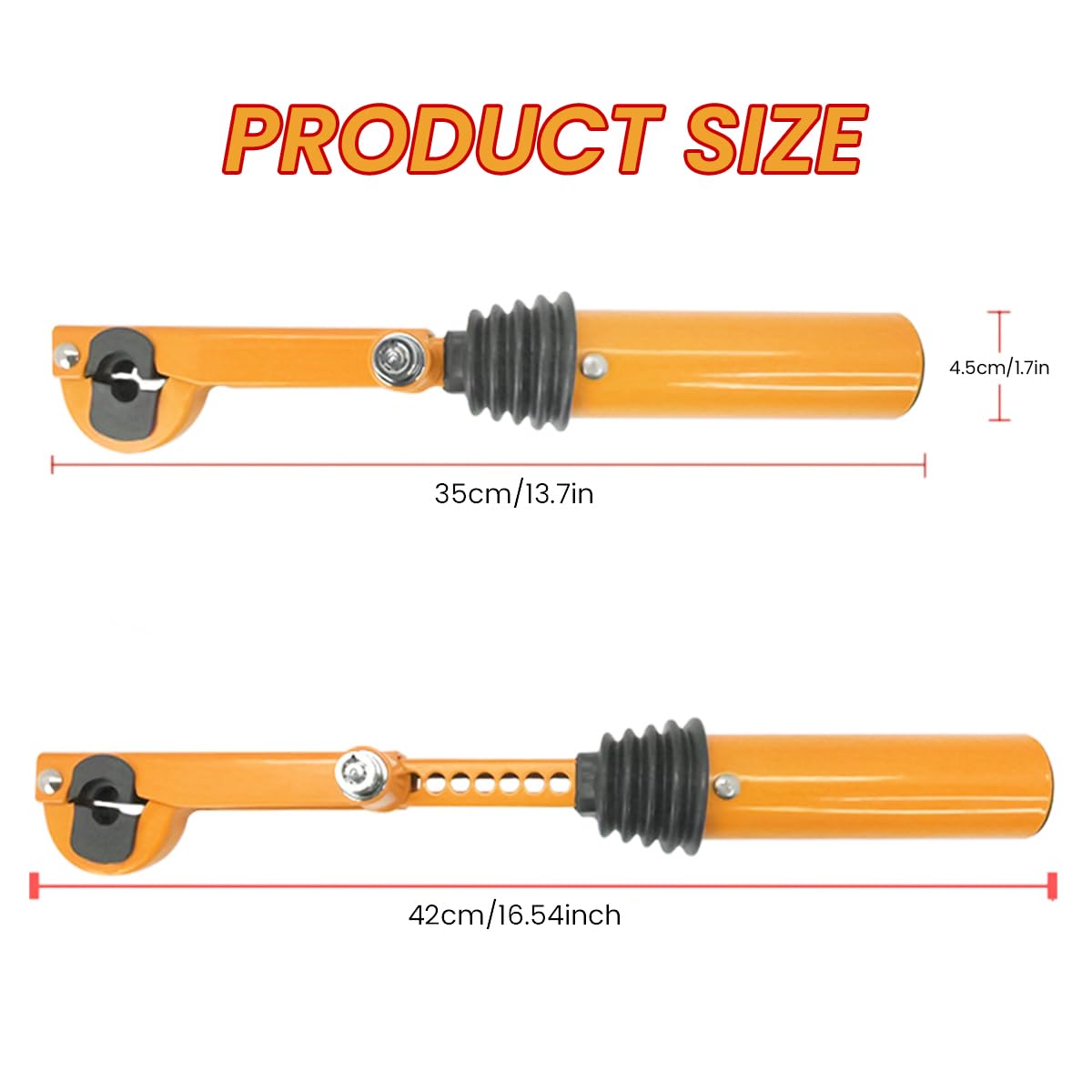 STHIRA Car Gear Shift and Handbrake Lock for Vehicle Security with Dual Locking Mechanism and Heavy Duty Steel | Universal Fit