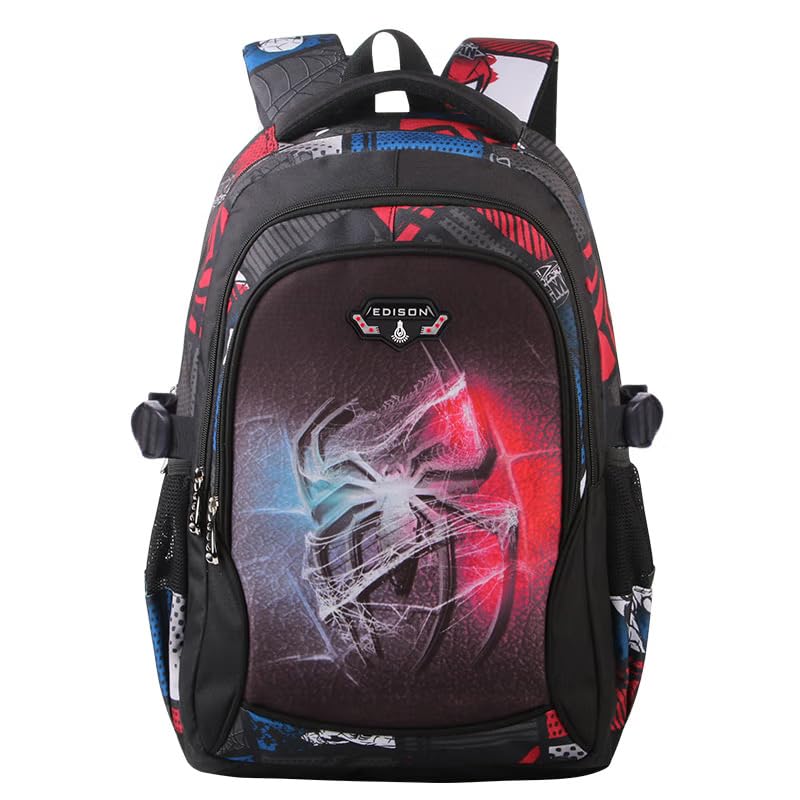 PALAY® Kids School Backpack for Schoolboys Cartoon Fashion Backpack Multi-Compartment Zipper Waterproof Camping Lightweight Outdoor Activity for Primary School Boys