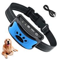 Qpets® Dog Training Collar Barking Control Device for Small Medium and Large Dogs No Shock Safe Dog Bark Deterrent Devices with 3 Modes & 7 Senstivity Adjutable Levels