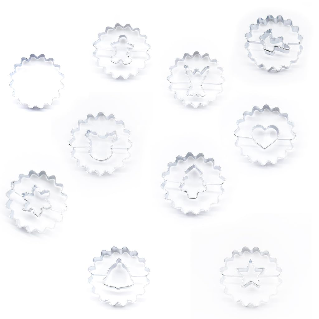 HASTHIP® 11PCS Christmas Cookie Cutter Set