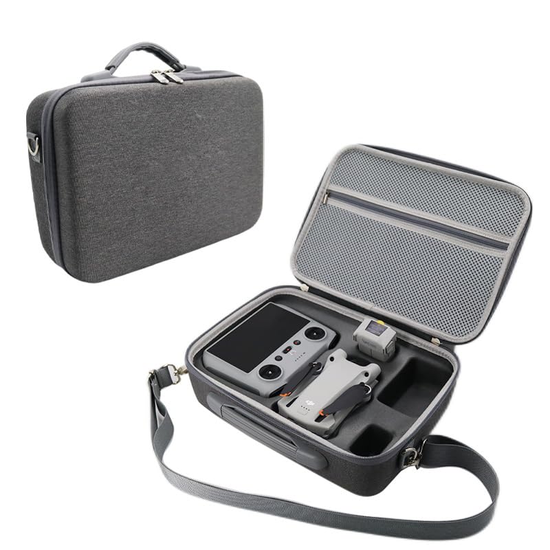 ZORBES Carrying Case for DJI Mini 3 Pro with Hard Shell EVA Interior and Shoulder Strap | Waterproof Travel Storage Bag