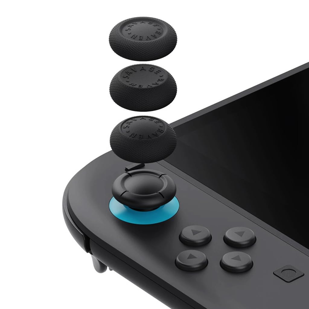 ZORBES Thumb Grips for Switch Joy-Con featuring Anti-Slip Silicone Caps | 3 Pairs Gaming Accessories