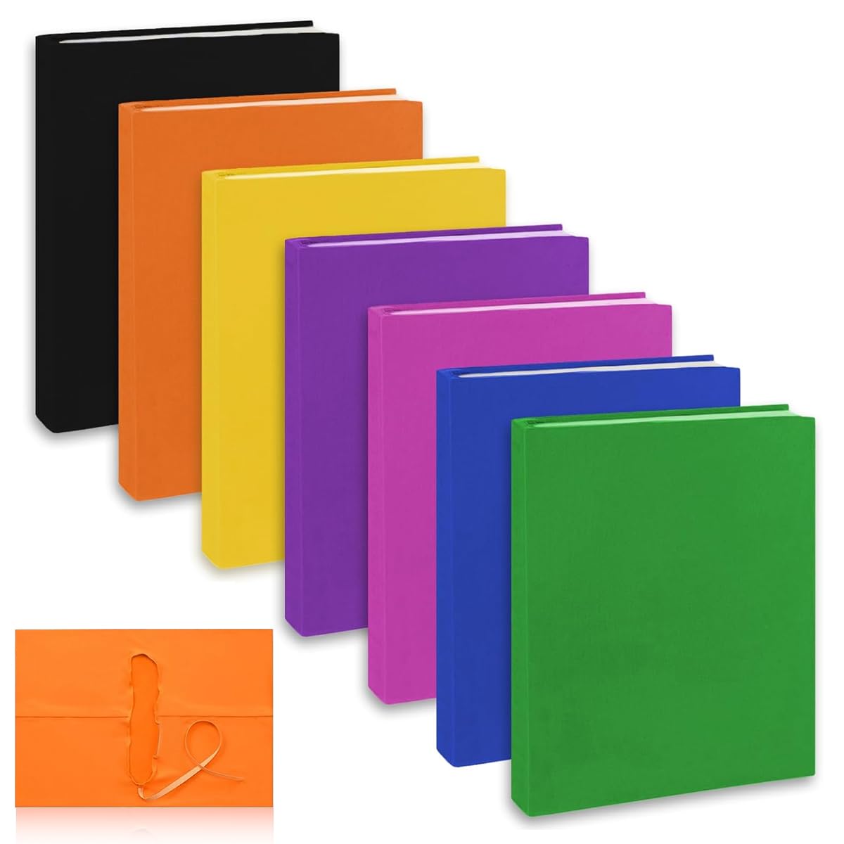 Climberty Book Covers for Textbooks and Notebooks with Stretchable Fit 9x14.5 in | Vibrant Color Fabric