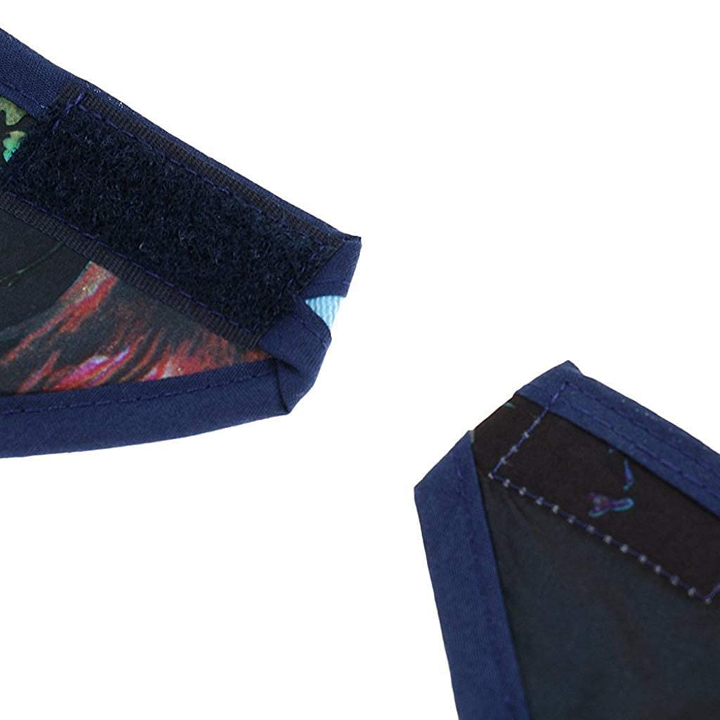 HASTHIP Adult Bibs Clothing Protectors 65x45cm Waterproof with Crumb Catcher | Washable 3 PCS