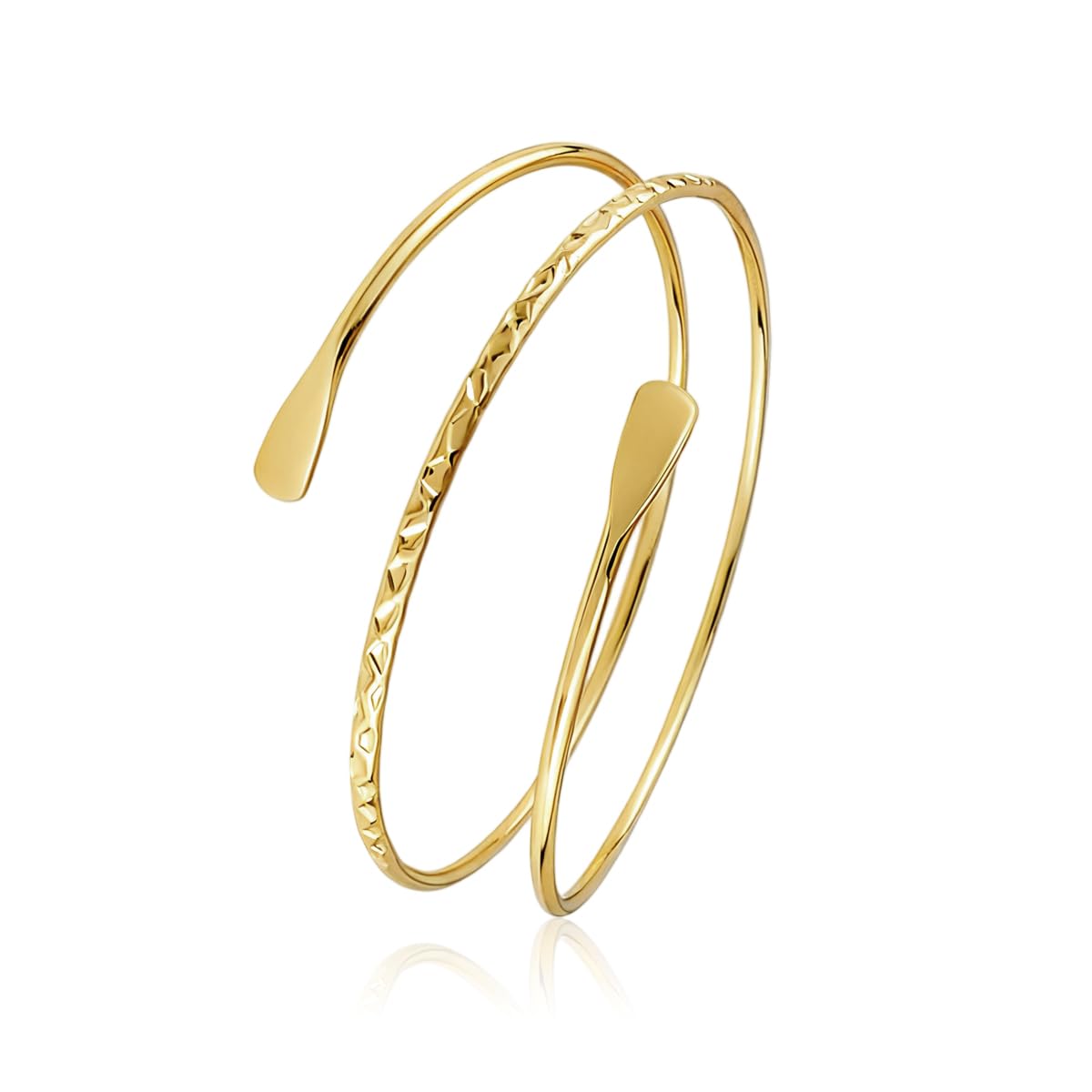 Zibuyu Arm Cuff Bracelet for Women with Adjustable Open-End Design in Nickel-Free Alloy | Elegant Party and Daily Wear Accessory