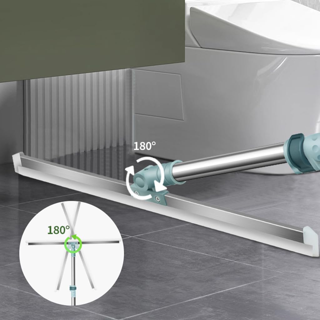 HASTHIP Wiper Mop for Floor Cleaning with 19.6 in Blade and 180° Rotatable Handle | Silicone Floor Wiper