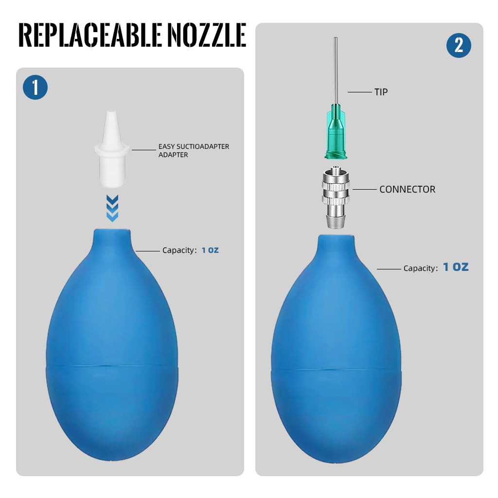 Supvox Pottery Spray Bottle for Ceramic Glaze Application with 5 Nozzles and 1 Adapter