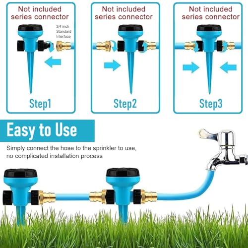 ORTIZA® Garden Sprinkler, Lawn Garden Watering Sprinkler