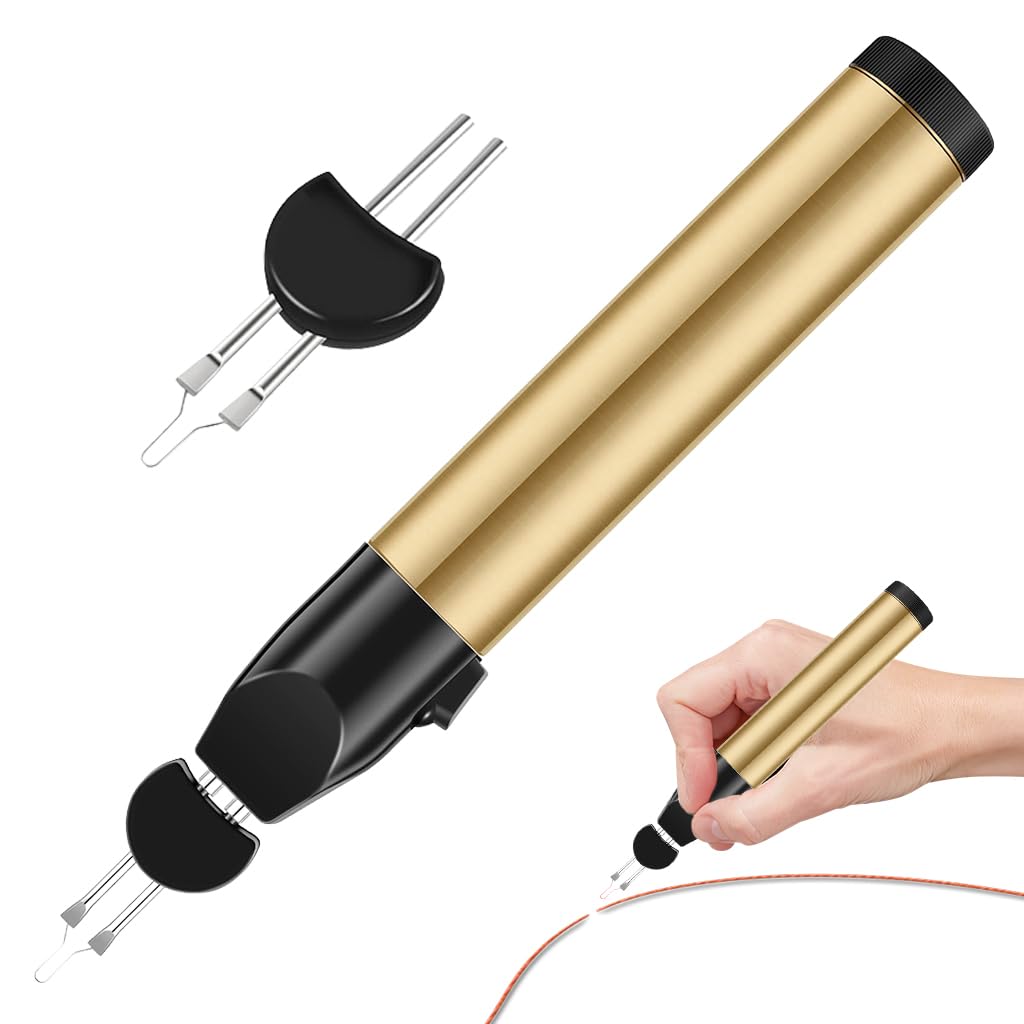 Supvox Thread Burner Tool for Jewelry Making with 1832°F Rapid Heating & Tungsten Tip Precision | Battery Operated Craft Cord Sealer