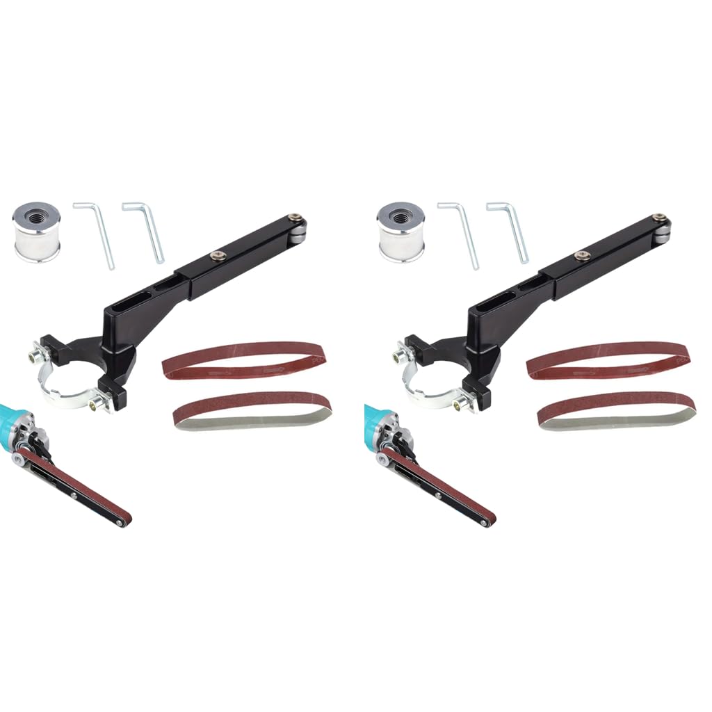 Serplex Belt Sander Attachment for Angle Grinder featuring Arm Pulley System 100MM 125MM 2 pcs