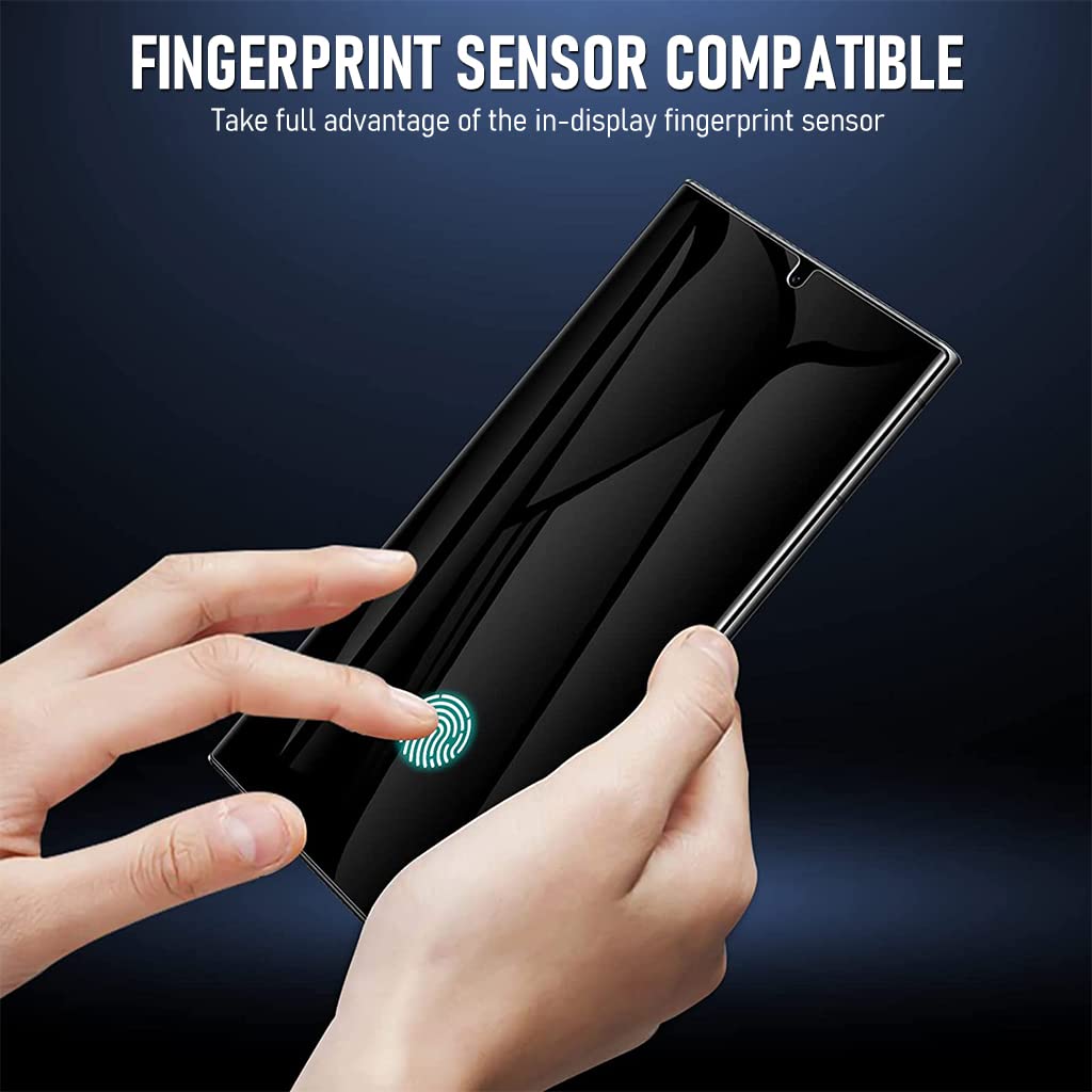 Zeitel Privacy Screen Protector for Samsung S23 Ultra 6.8 in with TPU Film and Lens Guard