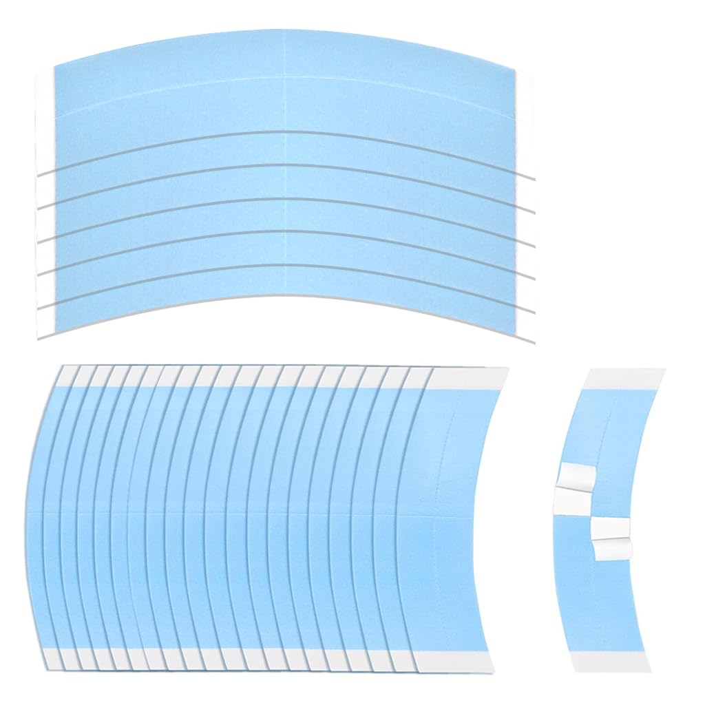 MAYCREATE Wig Tape for Lace Front Wigs and Toupees featuring Double Sided Clear Adhesion | Traceless Ultra Slim Waterproof Hold