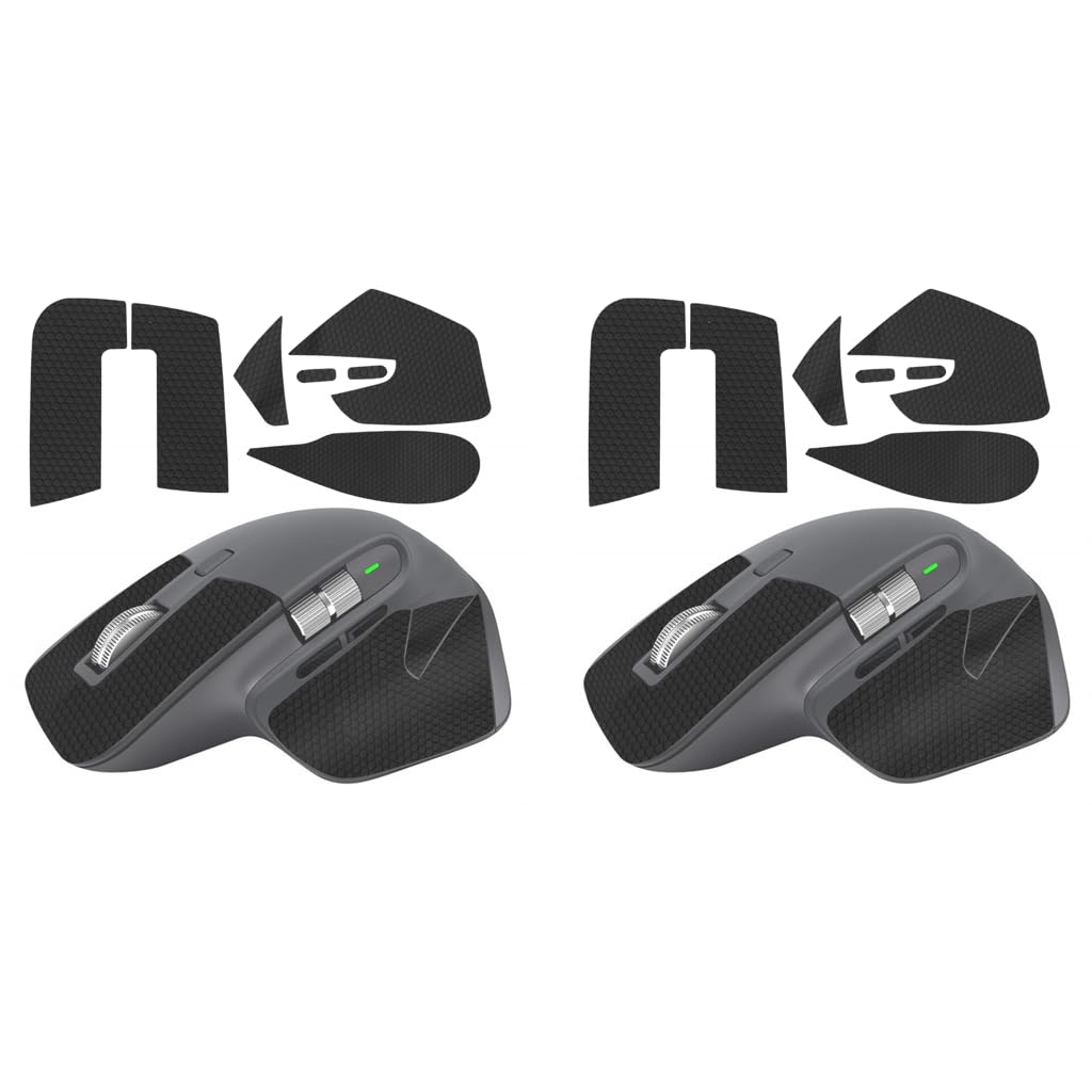 Verilux Mouse Grip Tape for MX Master 3 and 3S featuring Anti Slip Sweat Resistant Design | 2PCS