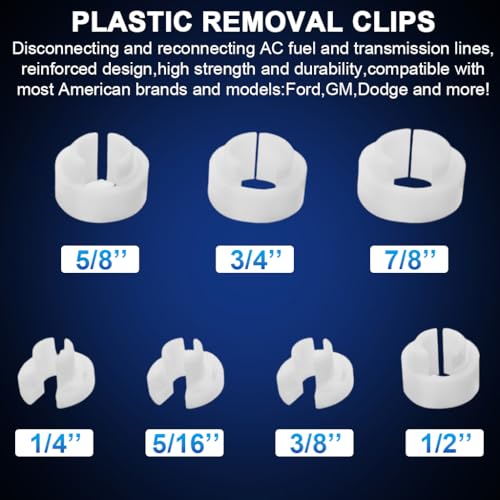 STHIRA® Quick Disconnect Tool Set for AC Line, 22-Piece Air Conditioning Fuel Line Disconnect Kit with Tool Box, HVAC & Auto AC Line Removal Tools