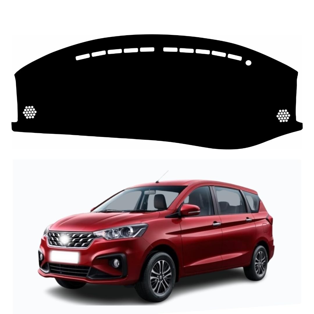 STHIRA® Compatible with Ertiga 2019-2024 Car Dashboard Protector Cover, Silicone UV Protection Insulation Pad, Anti-Slip, Dustproof, Scratch-proof Protective Dashboard Cover