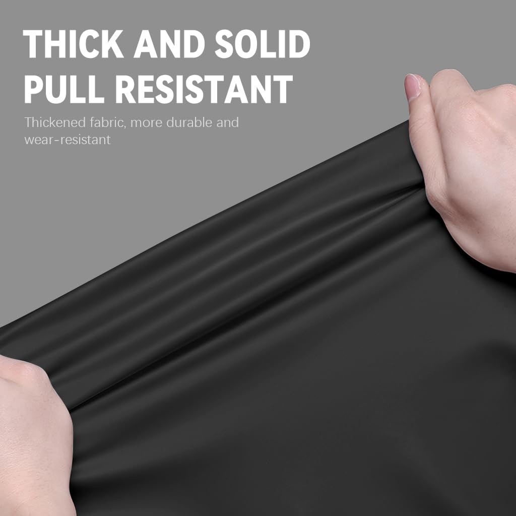 PALAY Oversized Rain Poncho for Riders with Clear Front Panel and Mirror Sleeves 124cm