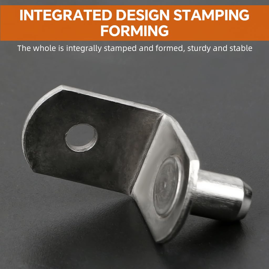 Serplex L Shaped Brackets for Closet and Wall Shelves with Screw Mounted Support | 30 pcs Metal Set