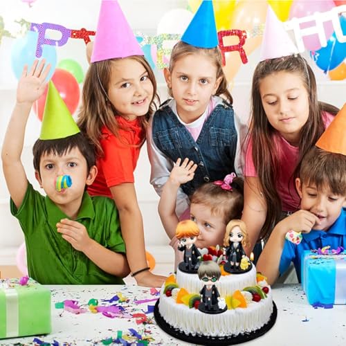 HASTHIP® Character with Pet 6PCS 1 Set Action Figures Collectible Showpiece Height 10 cm Edition