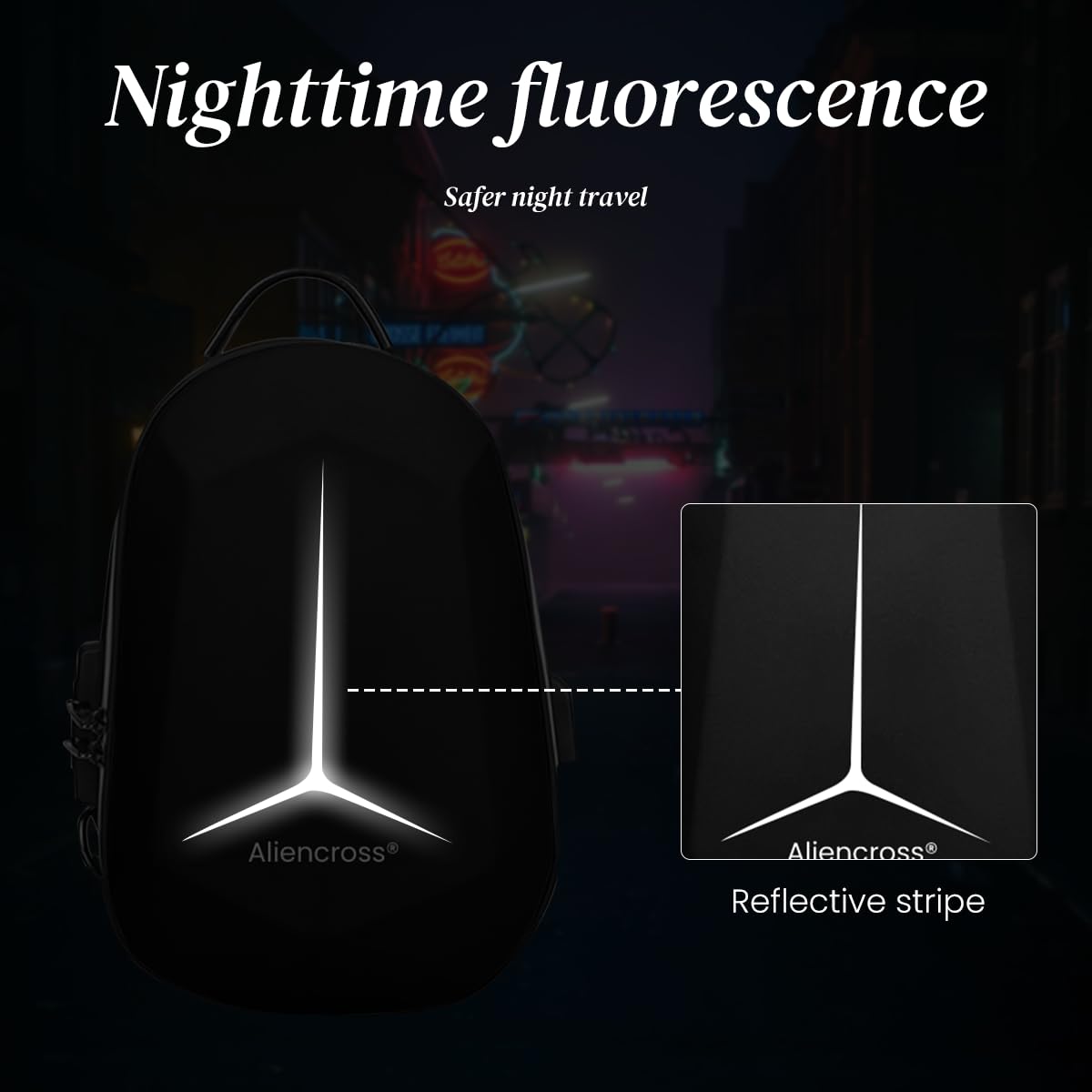 GUSTAVE Sling Bag for Men with 3‑Digital Lock and 20×10×30 cm Waterproof Hard Case | USB Charging