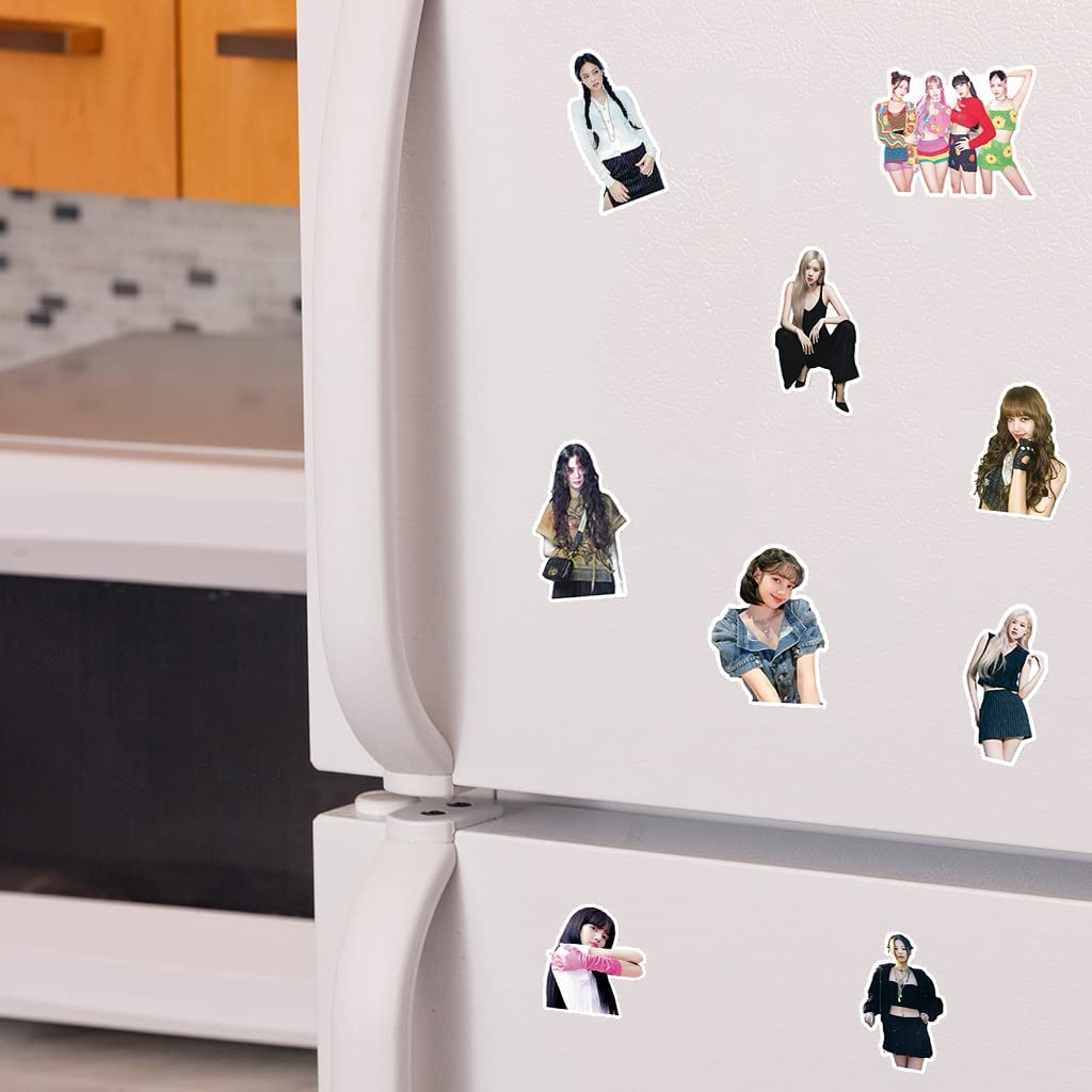 HASTHIP BLACKPINK Sticker Set for DIY Decoration with 50pcs Waterproof PVC Sheets | Gifts for Fans