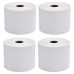 Climberty® MFLABEL 4 Rolls of 450 Direct Thermal Shipping Labels 4x6 for Zebra 2844 Zp-450 Zp-500 Zp-505