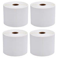 Climberty® MFLABEL 4 Rolls of 450 Direct Thermal Shipping Labels 4x6 for Zebra 2844 Zp-450 Zp-500 Zp-505