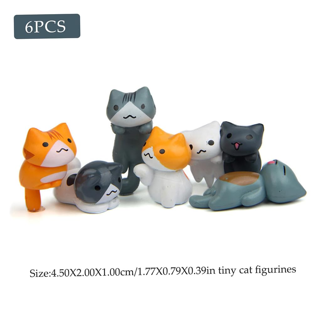 Zibuyu Cat Figurines for Home and Office Decor featuring Resin Craftsmanship | Lucky Gift
