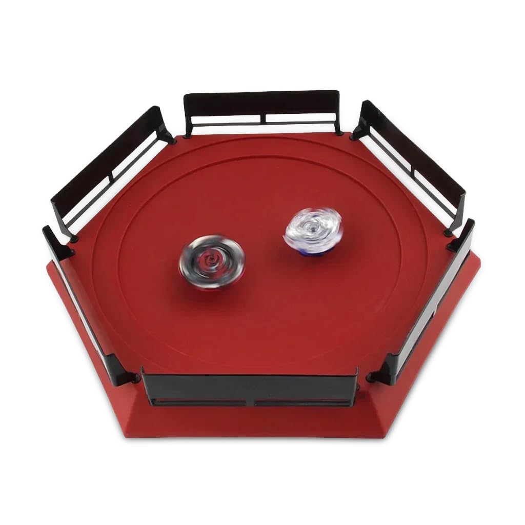 SNOWIE SOFT Beyblade Stadium Battle Arena for Kids with Hexagonal Design and Smooth Surface | Portable Plastic Arena for Party Games