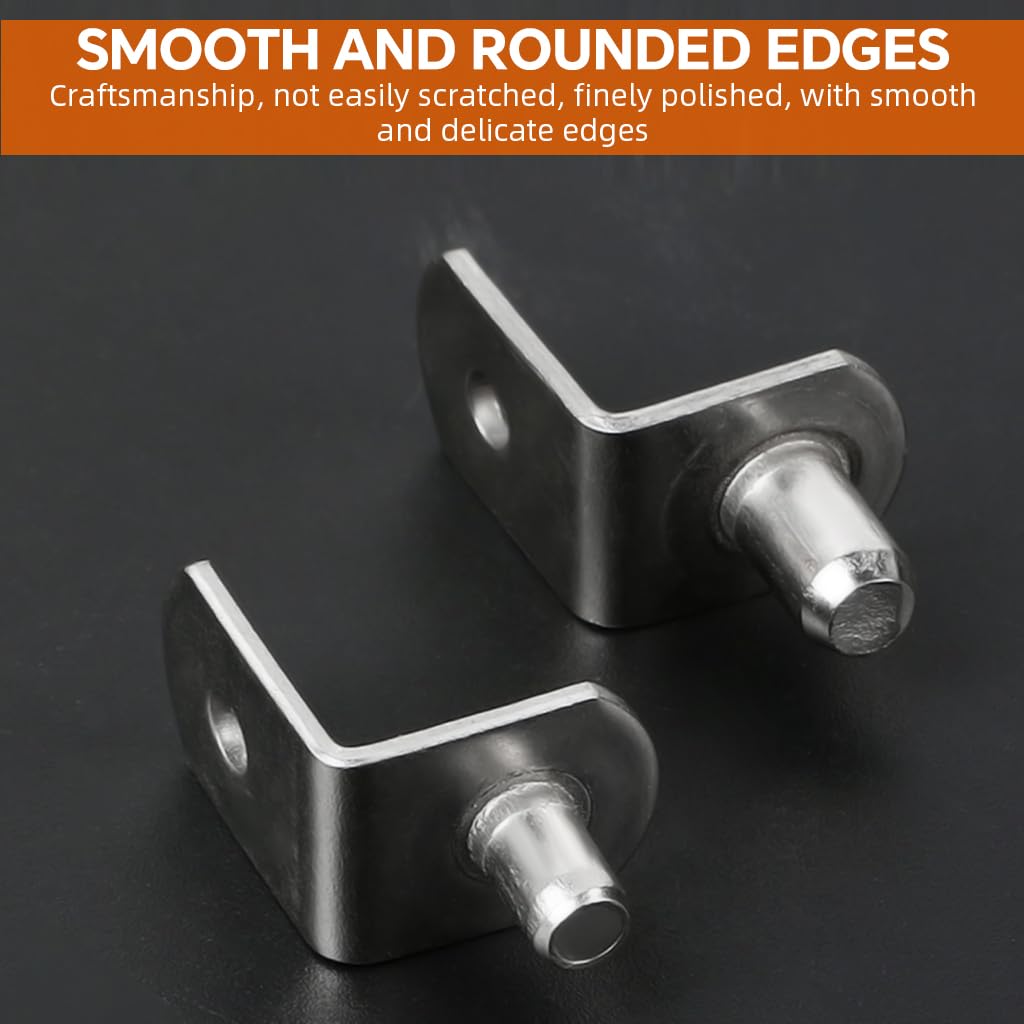 Serplex L Shaped Brackets for Closet and Wall Shelves with Screw Mounted Support | 30 pcs Metal Set