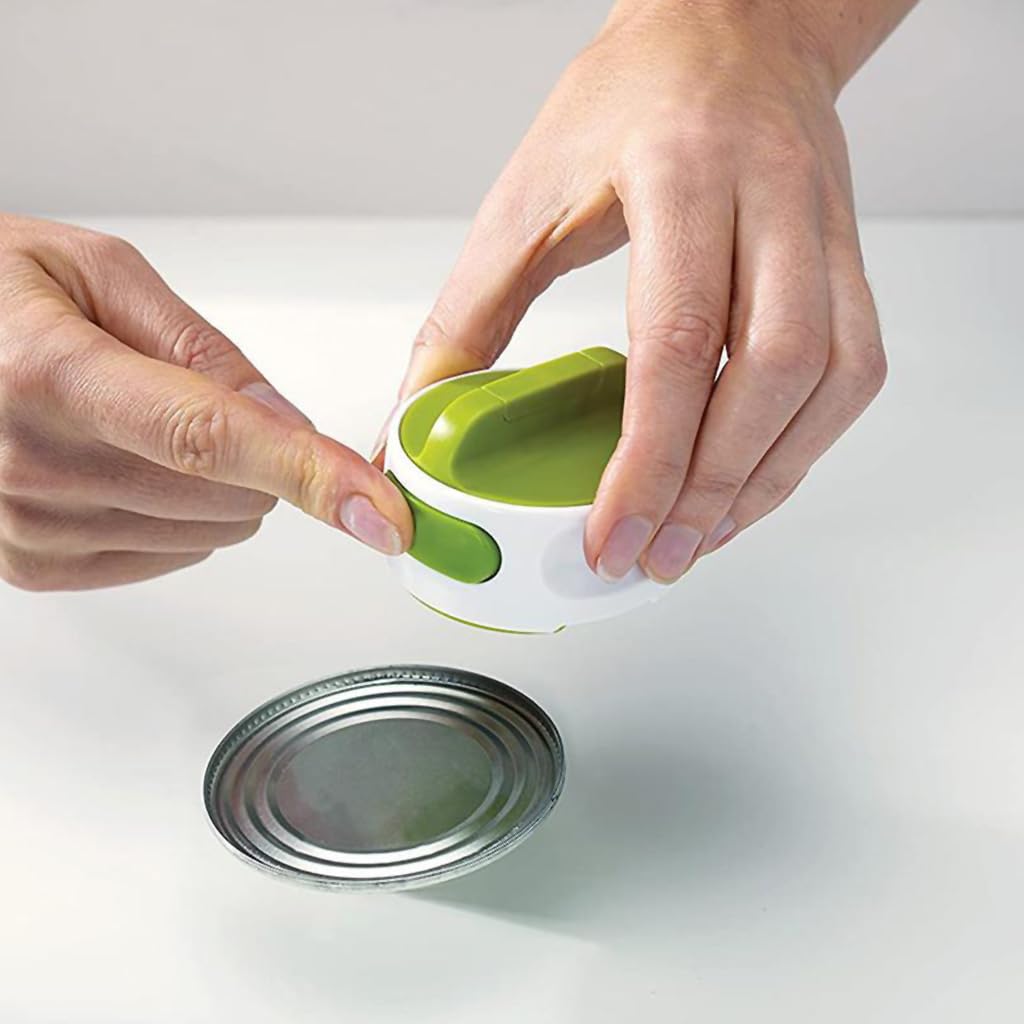 Supvox Manual Can Opener for Kitchen with One Touch Release and Anti Slip Handle | 6.7×6.2×4.8 cm Stainless Steel Cutter