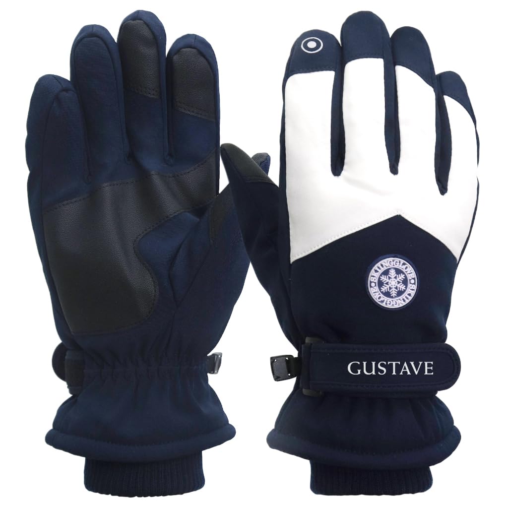 Gustave Winter Gloves for Women featuring Touch Screen Fingertips & Anti Slip Palm | 26 cm Length