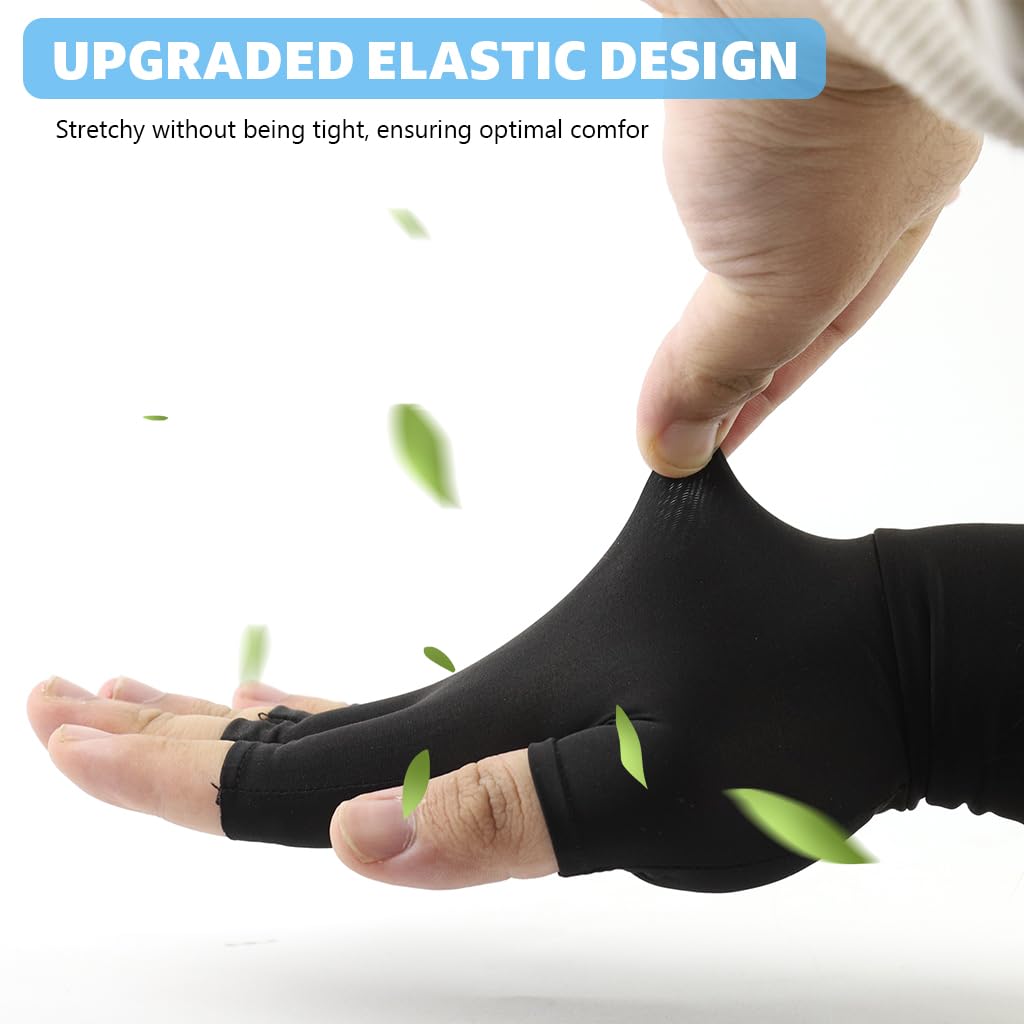 Proberos Fingerless Riding Gloves for Cycling and Fitness featuring Anti Slip Palm | 3 PCS