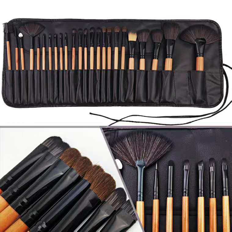 ZIBUYU® Makeup Brush Set Professional Premium Soft Synthetic Face Makeup Brush Kit for Girls Foundation Powder, Eyeliner, Eye Shadow Make-Up Brushes Set for Women & Girl Gifting - 24 Pcs