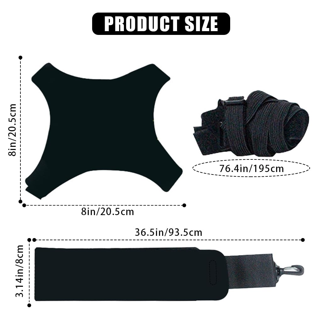 Optifit Volleyball Training Gear Set for Solo Practice with Adjustable 20–35 in Waistband | Teens and Adults