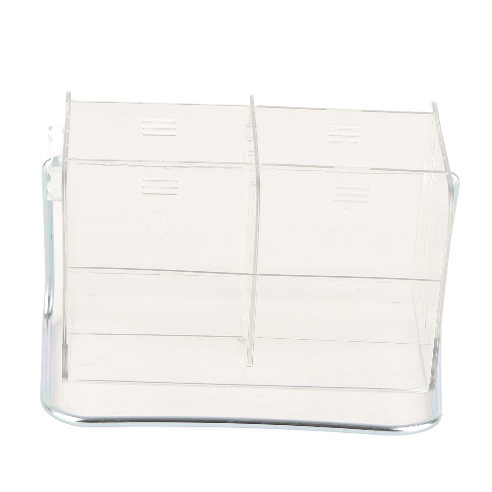 Zibuyu Clear Acrylic Remote Holder for Desk and Table featuring Adjustable Metal Stand | Multi-Functional Organizer for Home and Office