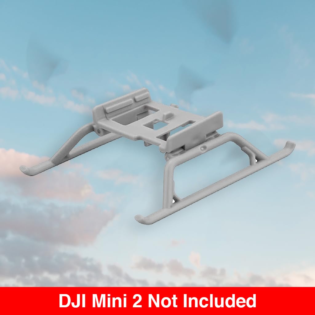 ZORBES Mini 2 Landing Gear for DJI Mini 2 with 21mm Extension and Foldable Quick Release Design