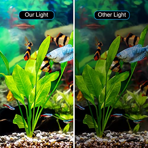 ELEPHANTBOAT® Waterproof 5W Small Aquarium Tank LED Lights,Aquatic Plants Growing Light for Small,Medium Sized Fish Tank