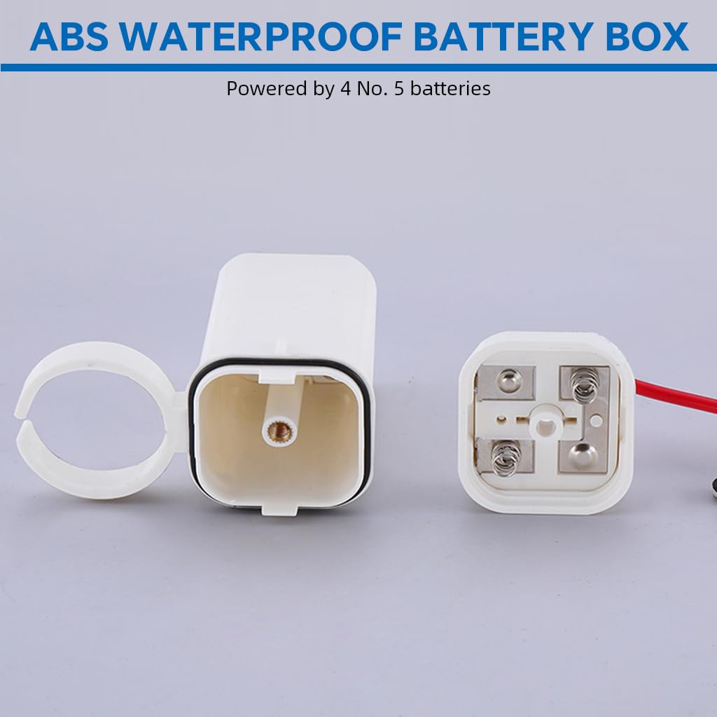 Serplex Urinal Flush Sensor Set with Dual Power Supply and Stainless Steel Wall Mount | 3PCS