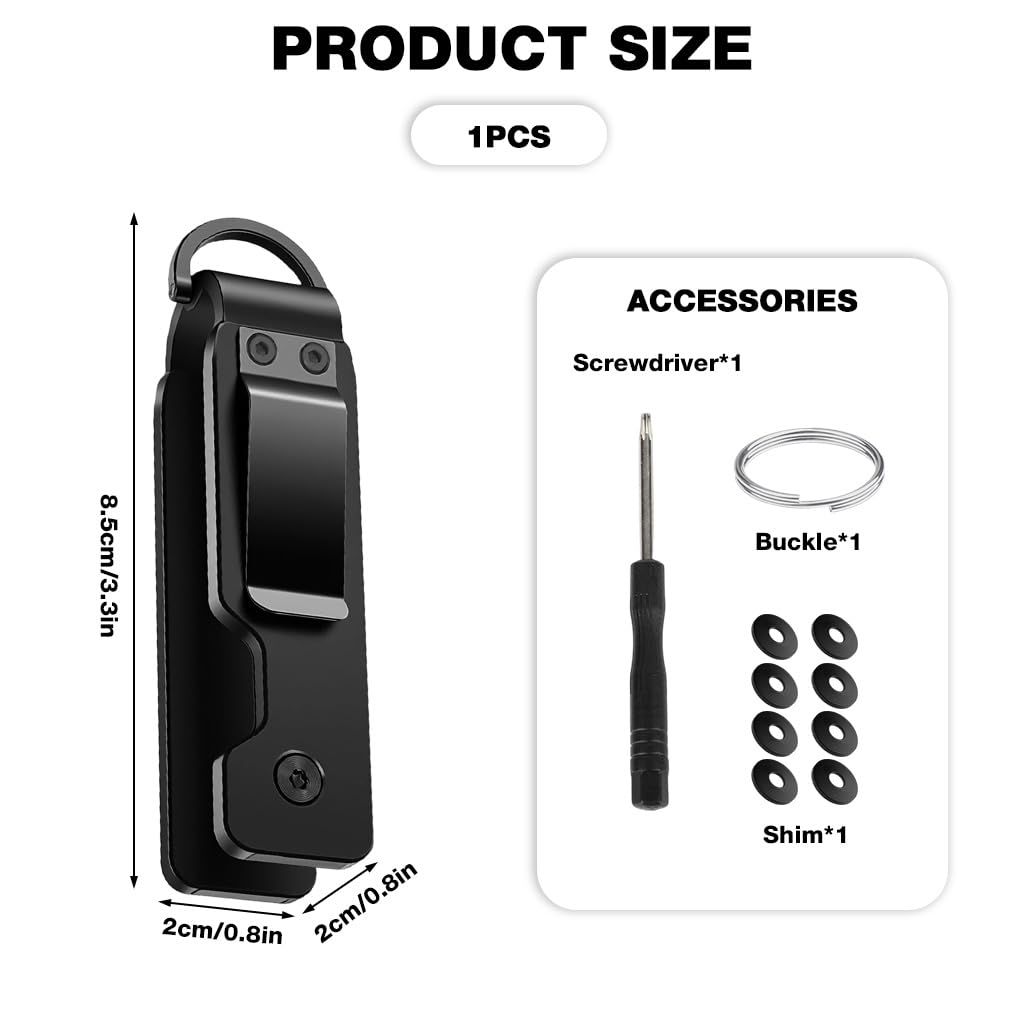 SANNIDHI Key Organizer for Home Office and Travel with D-Ring Clasp | Holds 2-6 Keys